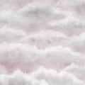 Tender Clouds, Pink Mural Wallpaper - pure wallpaper artwork