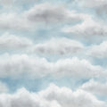 Tender Clouds, Blue Mural Wallpaper - pure wallpaper artwork