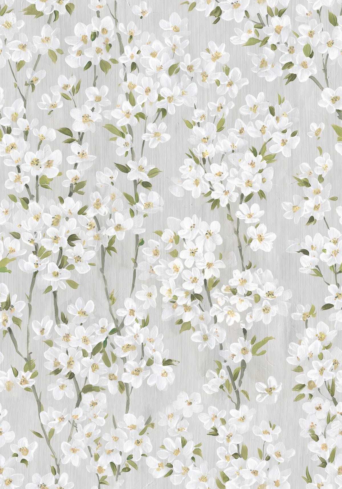 Cherry Blossom Tree, White Mural Wallpaper - pure wallpaper artwork