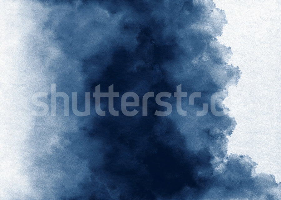 Color Flow, Blue Mural Wallpaper