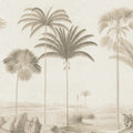 Vintage Palms, Beige Mural Wallpaper - pure wallpaper artwork