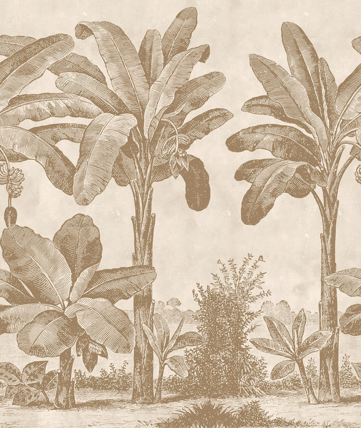 Timeless Tropics, Vintage Mural Wallpaper - pure wallpaper artwork