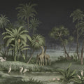 Giraffe Savannah, Nightfall Mural Wallpaper - pure wallpaper artwork