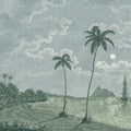Palm Beach, Blue Mural Wallpaper - pure wallpaper artwork