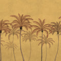 Palm Parade, Yellow Mural Wallpaper - pure wallpaper artwork
