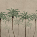 Palm Parade, Beige Mural Wallpaper - pure wallpaper artwork