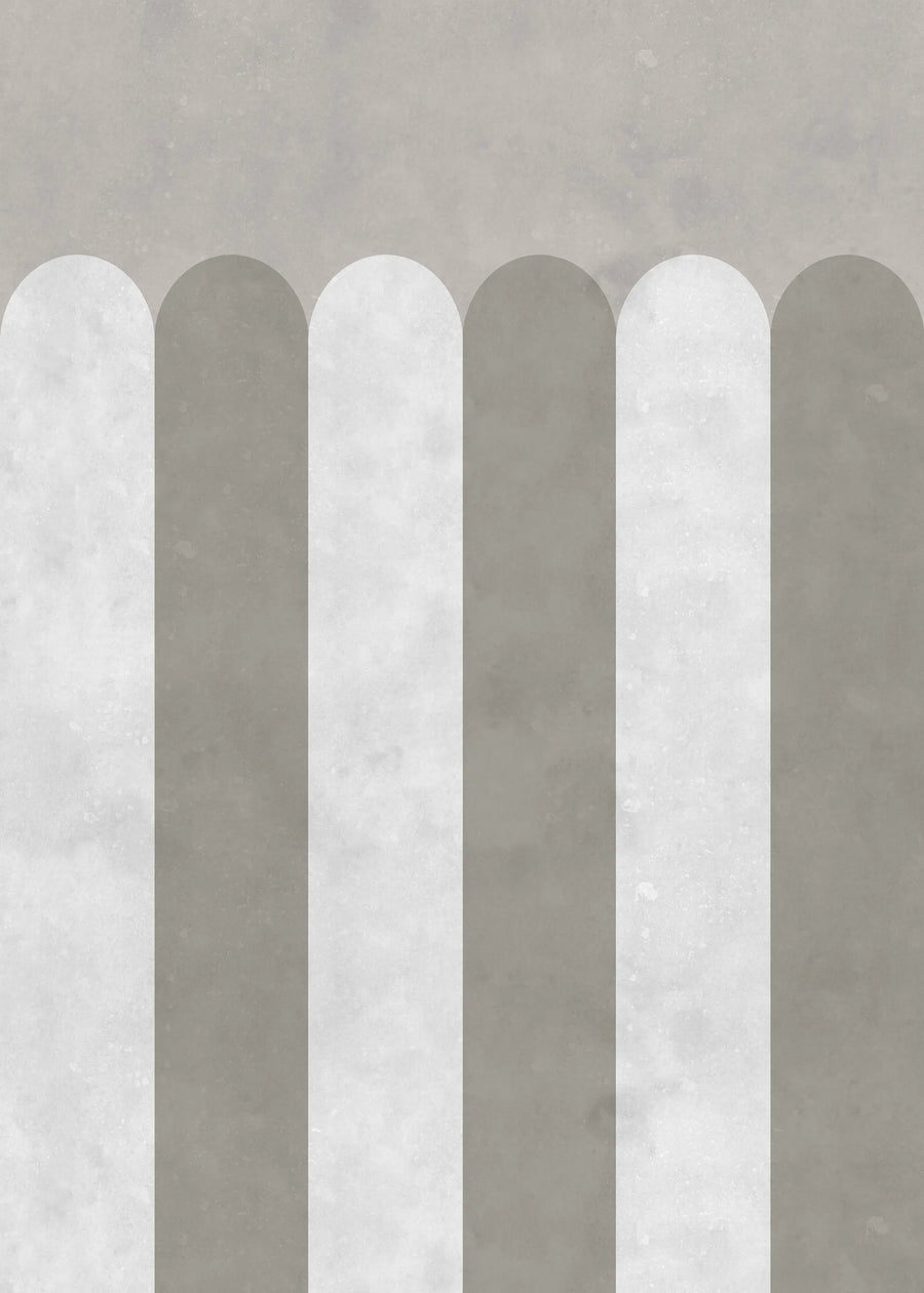 Circus Stripes, Pearl Mural Wallpaper