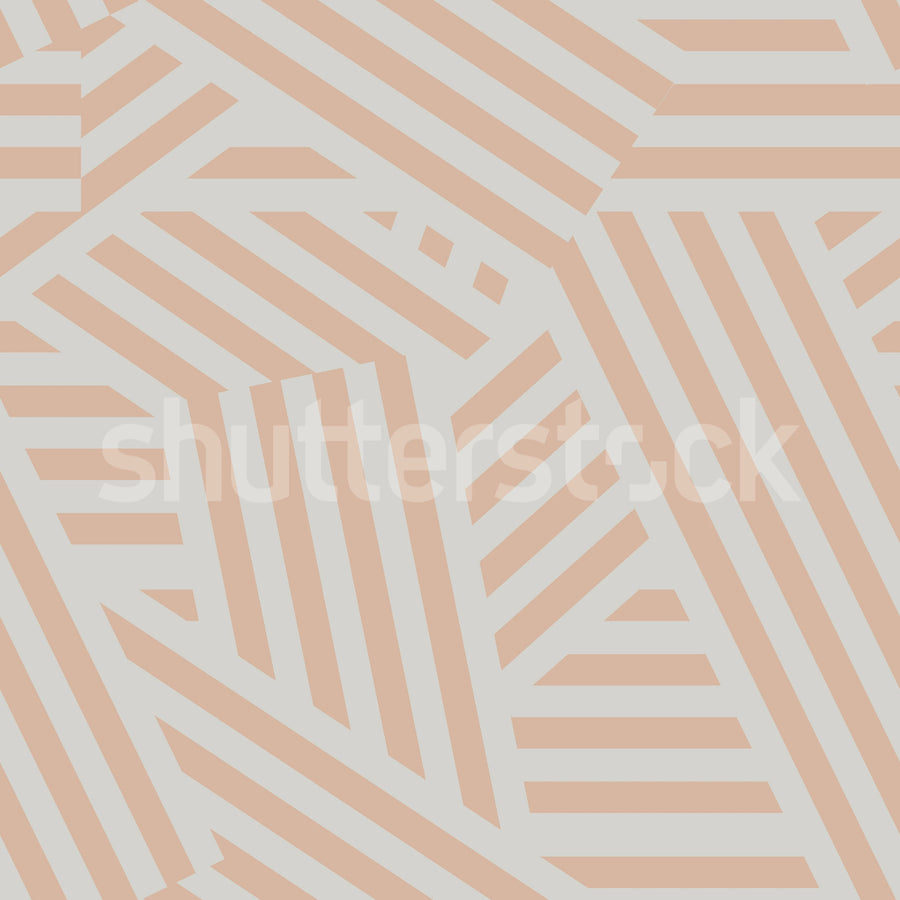 Abstract Stripes, Peach & Pearl Mural Wallpaper
