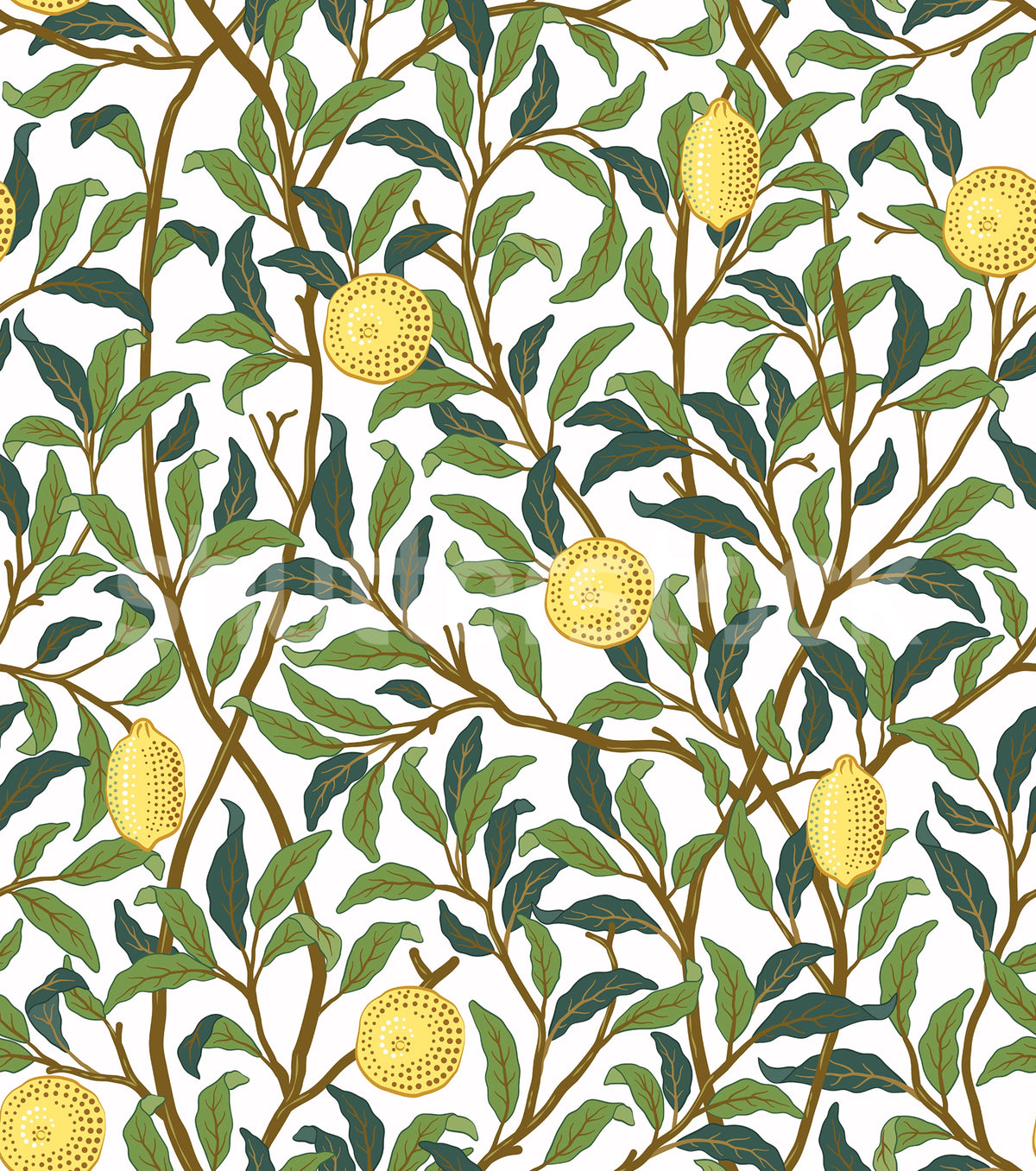 Lemon Garden, Day Mural Wallpaper - pure wallpaper artwork