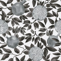 Pomegranate, Graphite Mural Wallpaper - pure wallpaper artwork