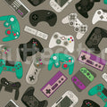 Controls, Lilac Mural Wallpaper - pure wallpaper artwork