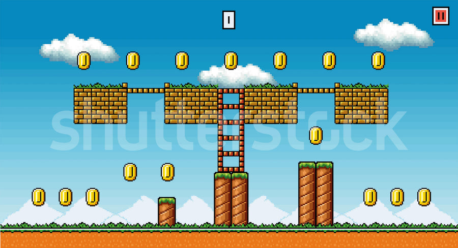 Bonus Level, Day Mural Wallpaper