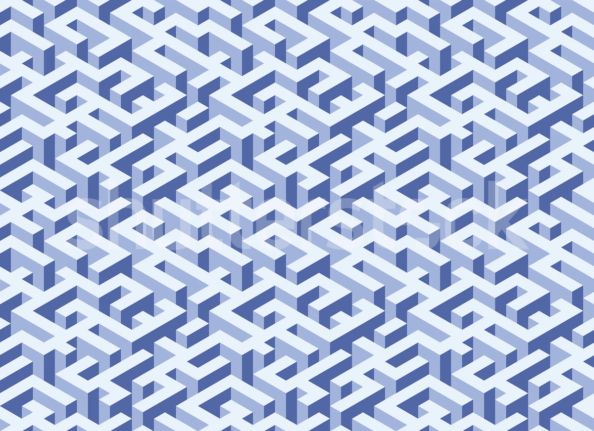 Mace Game, Blue Mural Wallpaper - pure wallpaper artwork