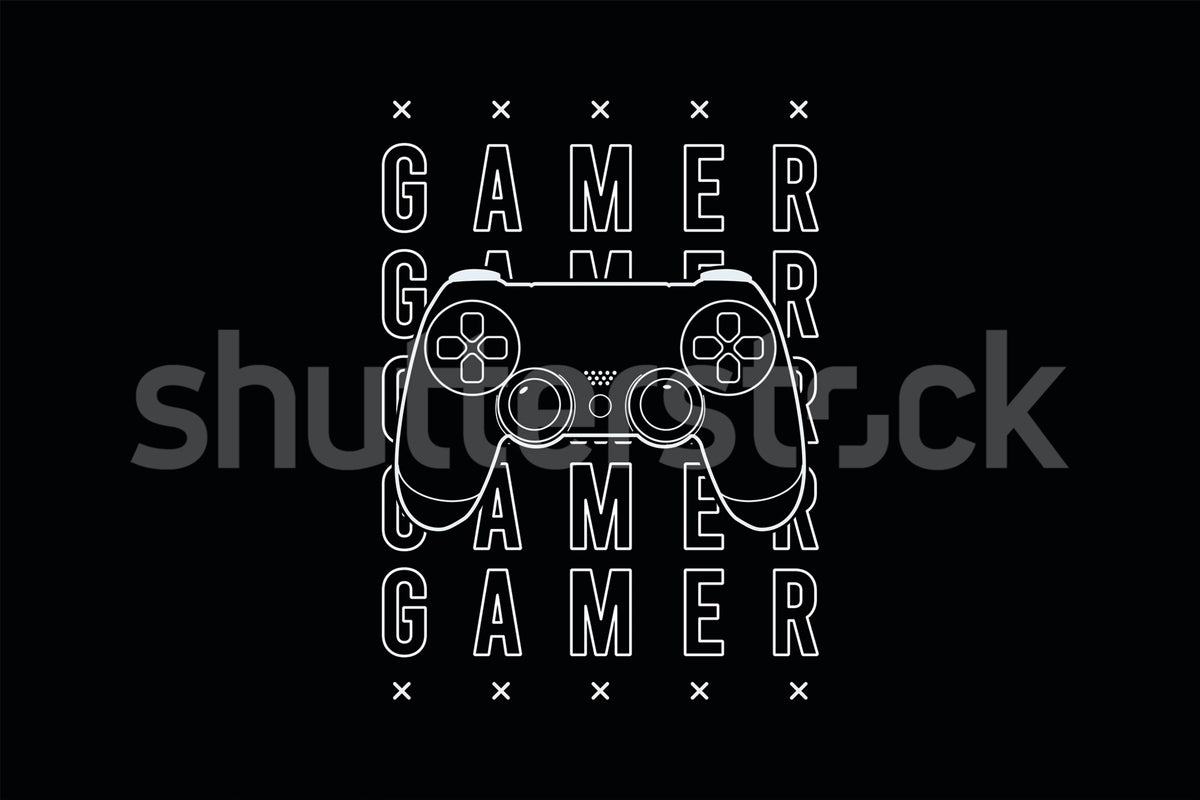 Gamer, Black Mural Wallpaper - pure wallpaper artwork