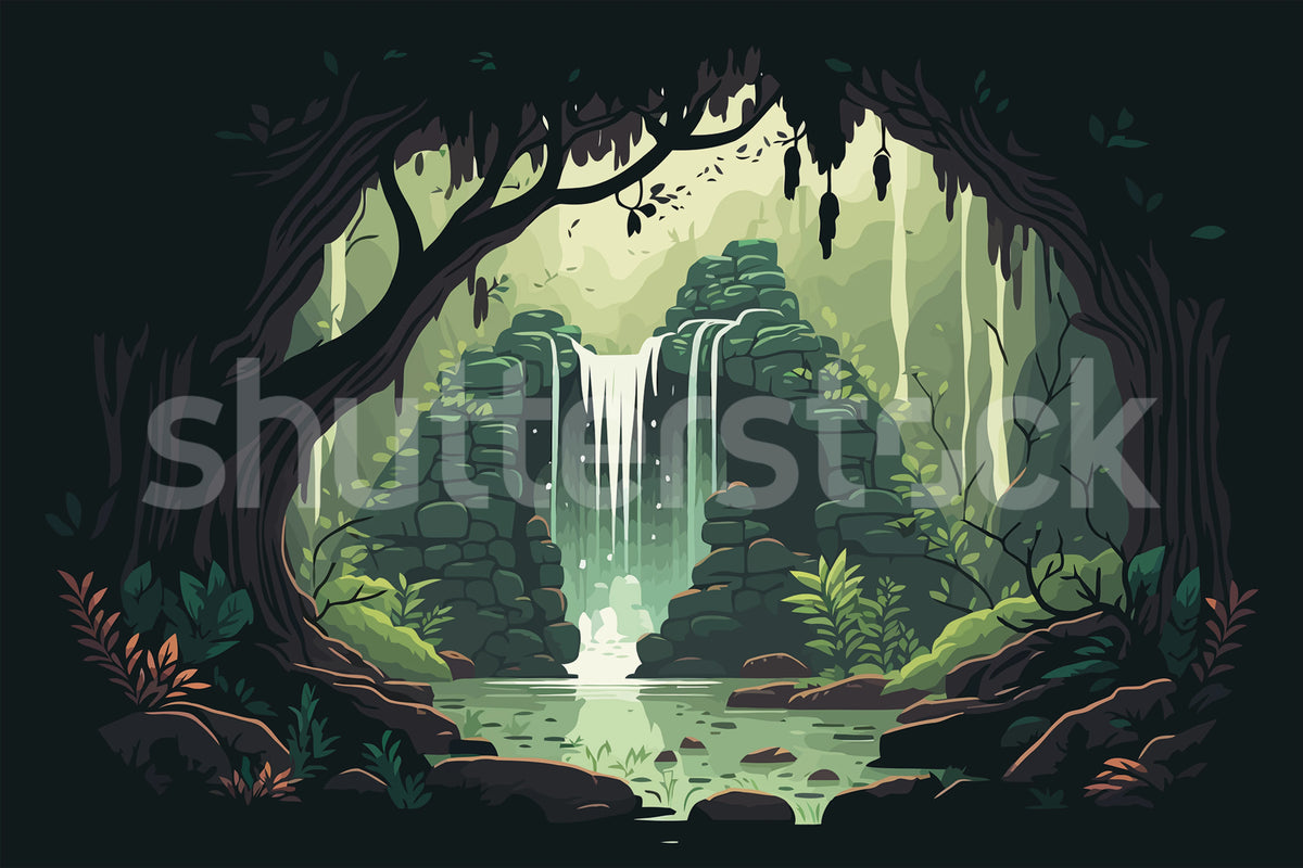 Fantasy Game, Dark Mural Wallpaper - pure wallpaper artwork