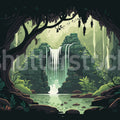Fantasy Game, Dark Mural Wallpaper - pure wallpaper artwork