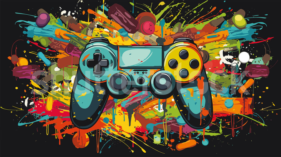 Player Two, Night Mural Wallpaper
