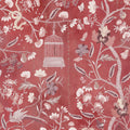 Mystic Garden, Red Mural Wallpaper - pure wallpaper artwork