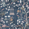 Mystic Garden, Dark Blue Mural Wallpaper - pure wallpaper artwork