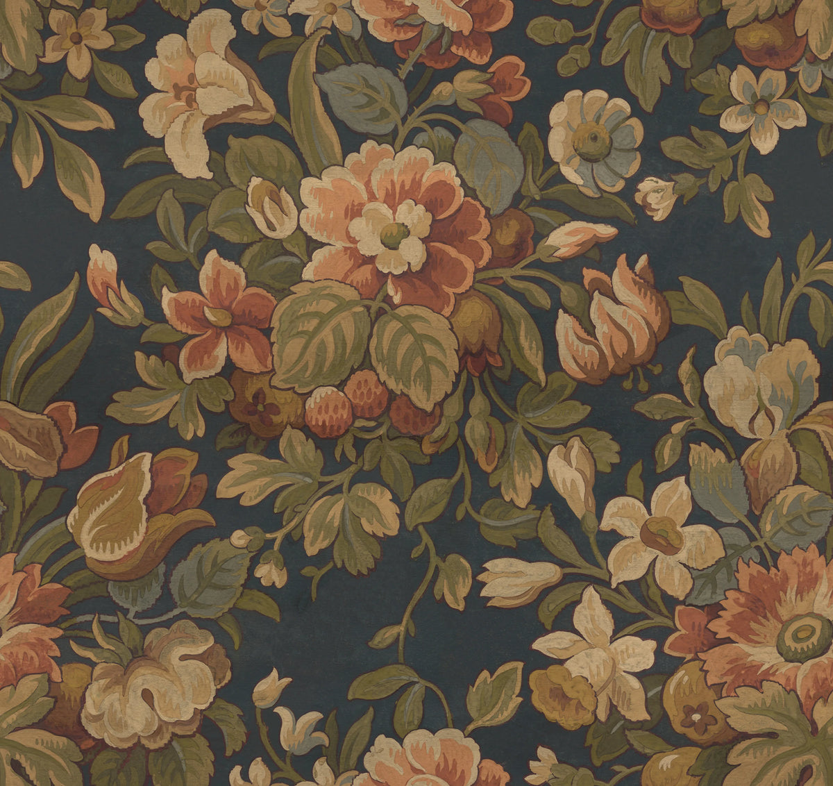 Majestic Vintage Garden, Ivory Mural Wallpaper - pure wallpaper artwork