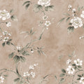 Poetic Flora, Dusty Pink Mural Wallpaper - pure wallpaper artwork