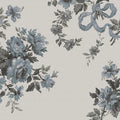 Vintage Bow, Light Blue Mural Wallpaper - pure wallpaper artwork