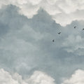 Sky of Clouds, Blue Birds Mural Wallpaper - pure wallpaper artwork