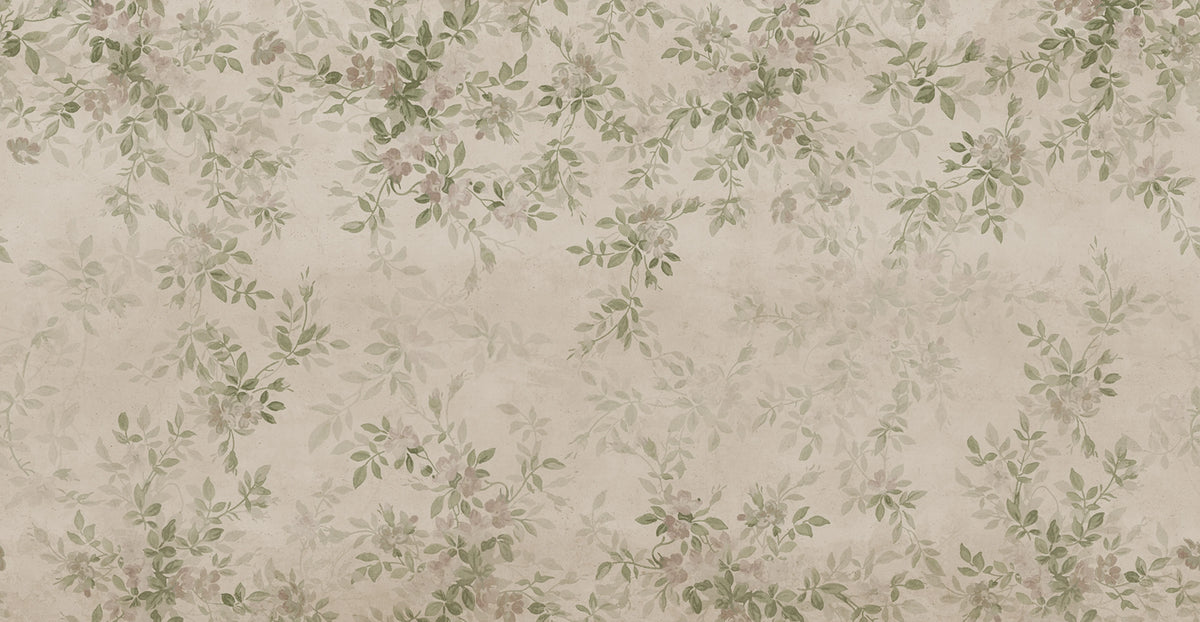 Daydream, Green Mural Wallpaper - pure wallpaper artwork