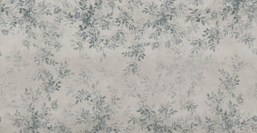 Daydream, Blue Mural Wallpaper