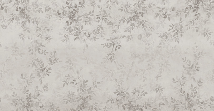 Daydream, Gray Mural Wallpaper