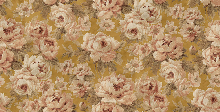 Eternal Blossoms, Yellow Mural Wallpaper