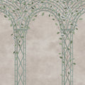 Poetic Trellis, Light Blue Mural Wallpaper - pure wallpaper artwork