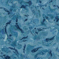 Atlantis Fish, Blue Mural Wallpaper - pure wallpaper artwork