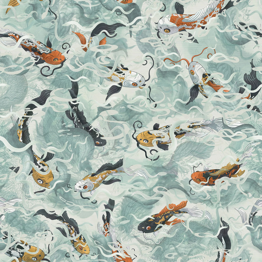 Atlantis Fish, Ocean Mural Wallpaper