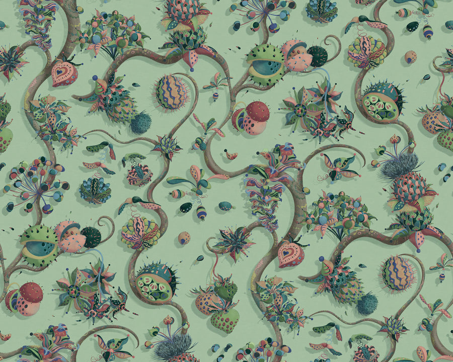 Eden Tree, Green Mural Wallpaper