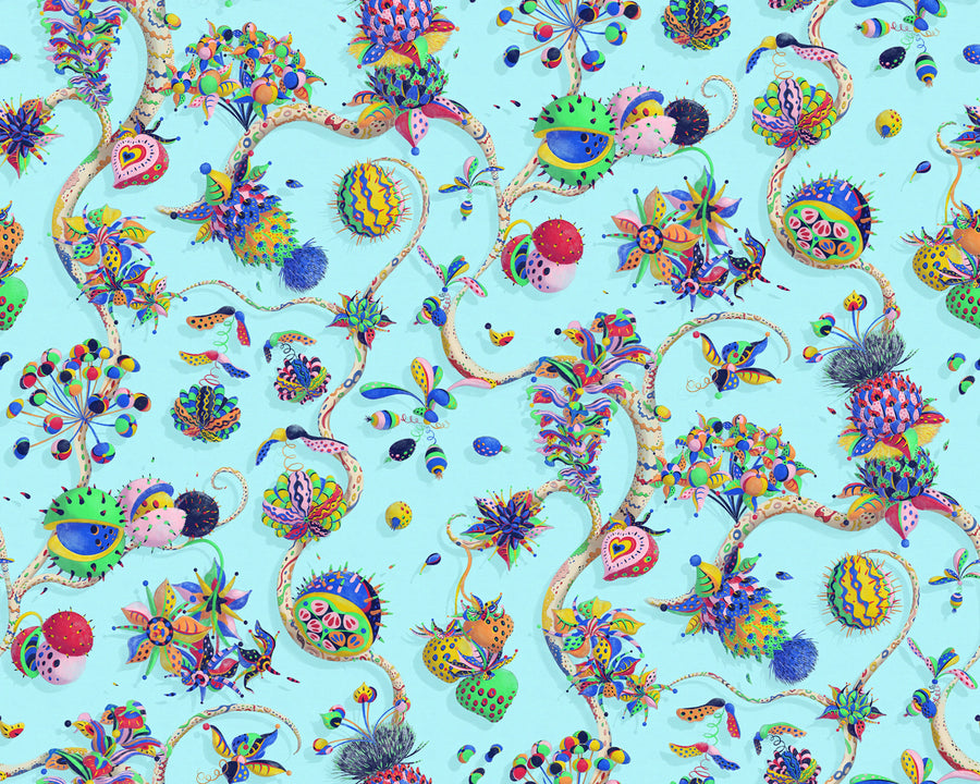 Eden Tree, Mint Mural Wallpaper
