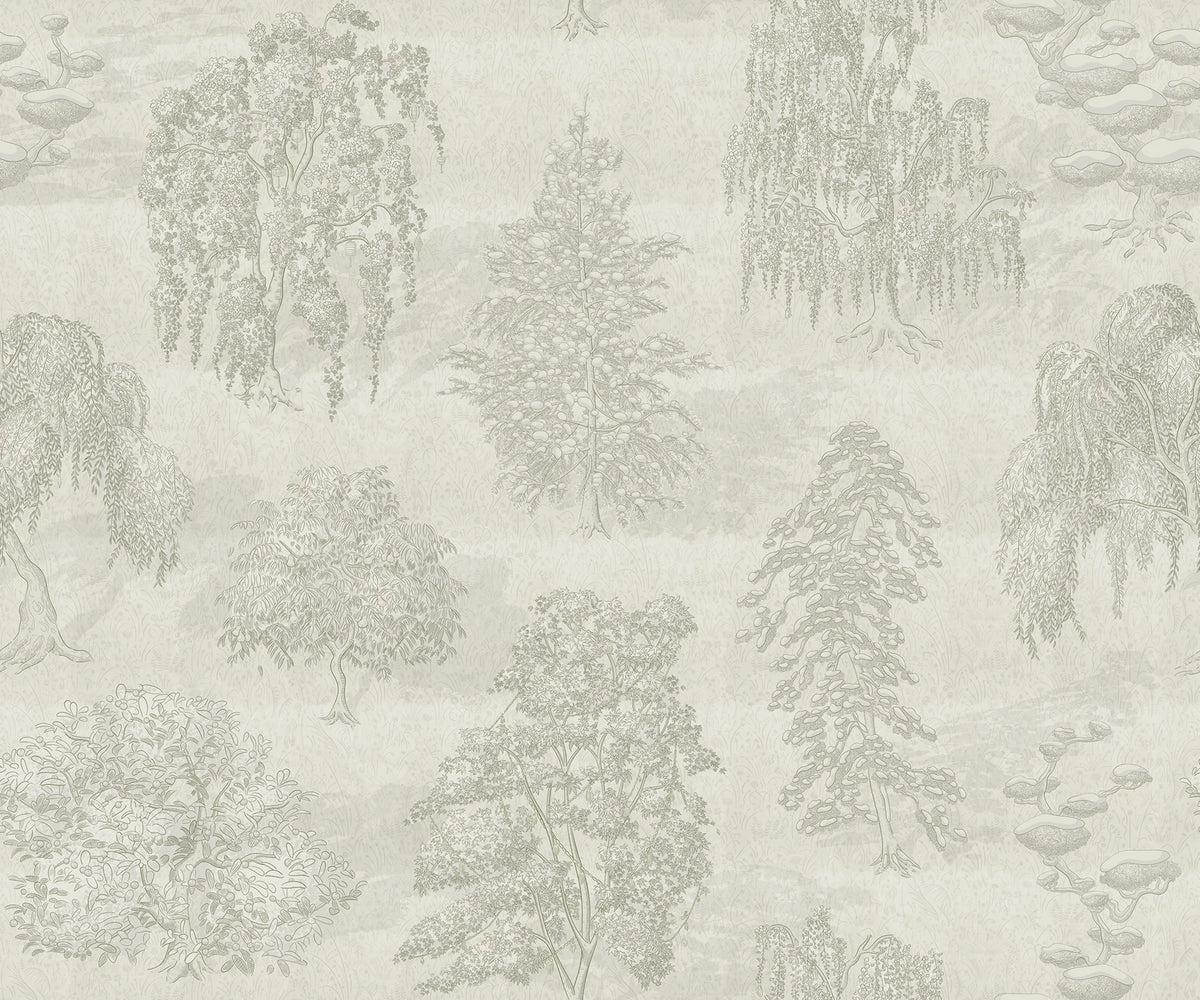 Yggdrasil Forest, Beige Mural Wallpaper - pure wallpaper artwork