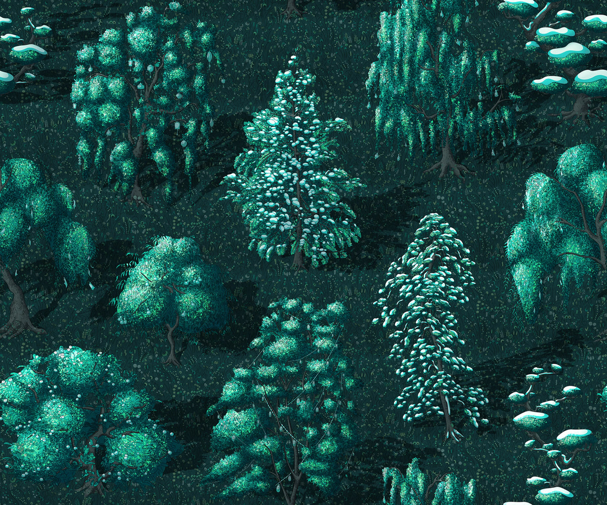 Yggdrasil Forest, Dark Mural Wallpaper - pure wallpaper artwork