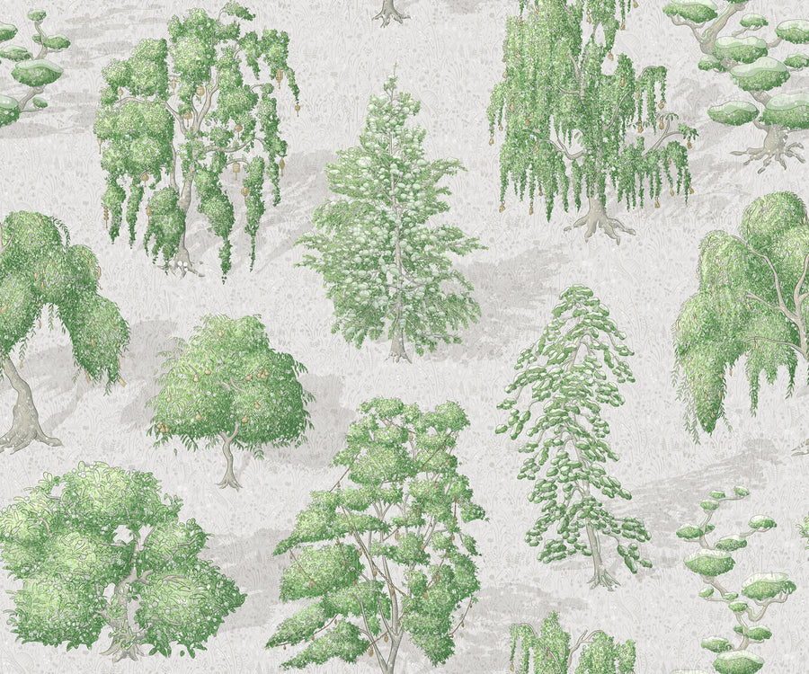Yggdrasil Forest, Light Green Mural Wallpaper