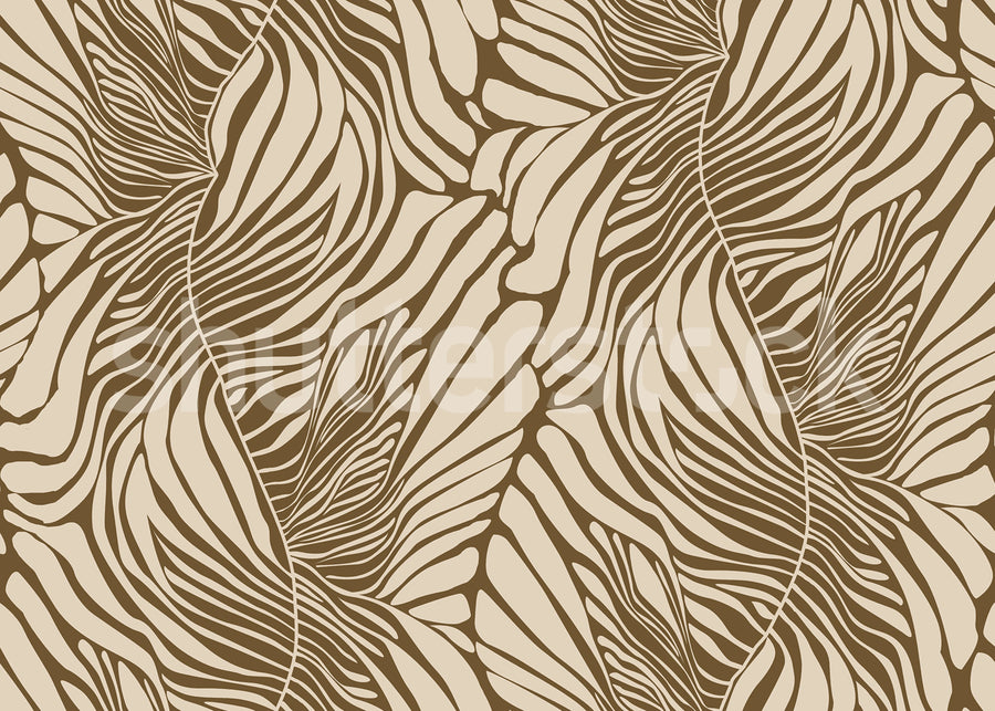 Seagrass, Brown Mural Wallpaper