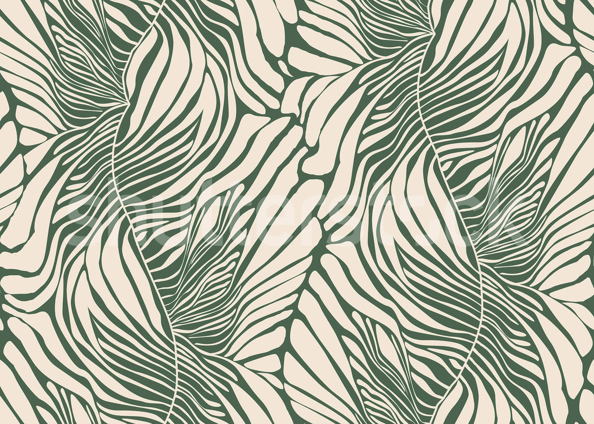 Seagrass, Green Mural Wallpaper - pure wallpaper artwork