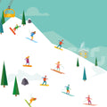 Winter Holiday, Multi Mural Wallpaper - pure wallpaper artwork