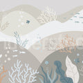 Sea Hills, Sand Beige Mural Wallpaper - pure wallpaper artwork