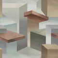 Geometrics, Beige Mural Wallpaper - pure wallpaper artwork