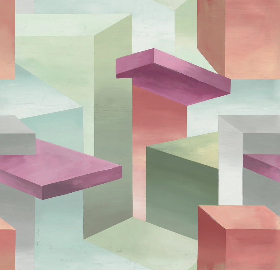 Geometrics, Multi Mural Wallpaper