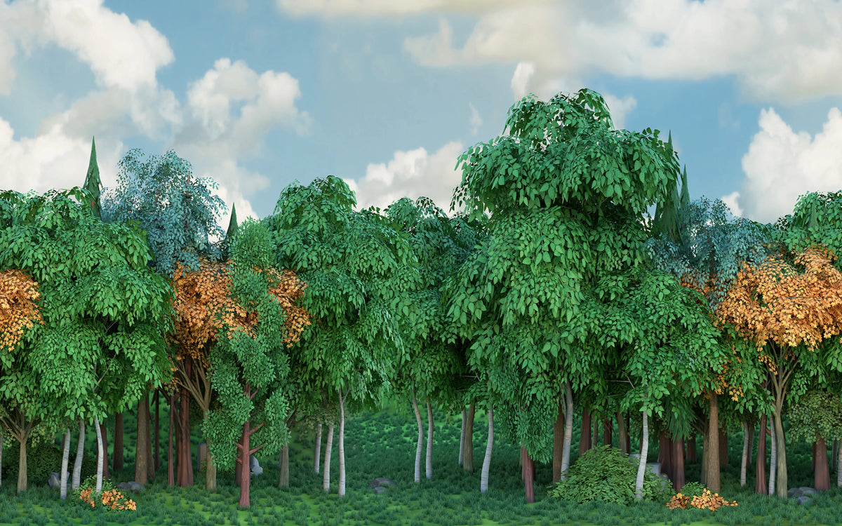 Gaming Woods, Fall Mural Wallpaper - pure wallpaper artwork