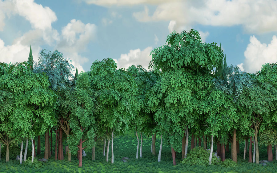 Gaming Woods, Summer Mural Wallpaper