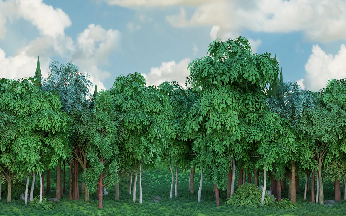 Gaming Woods, Summer Mural Wallpaper - pure wallpaper artwork