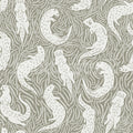 Cute Otters, Beige Mural Wallpaper - pure wallpaper artwork
