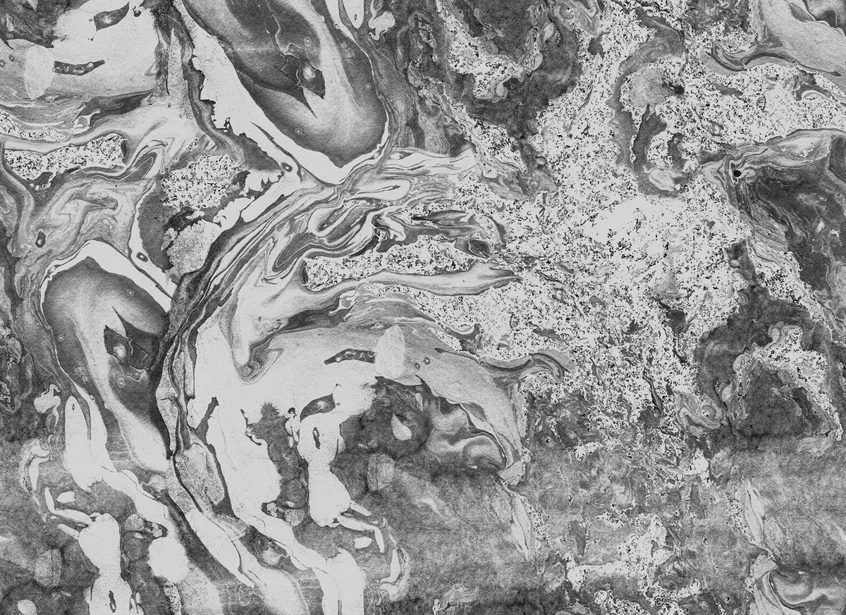 Marble Flow, Black Mural Wallpaper - pure wallpaper artwork